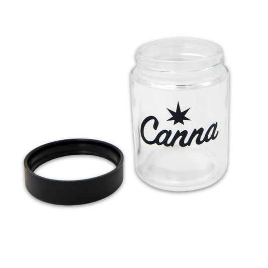 4oz Glass Quarter Jar - Rounded