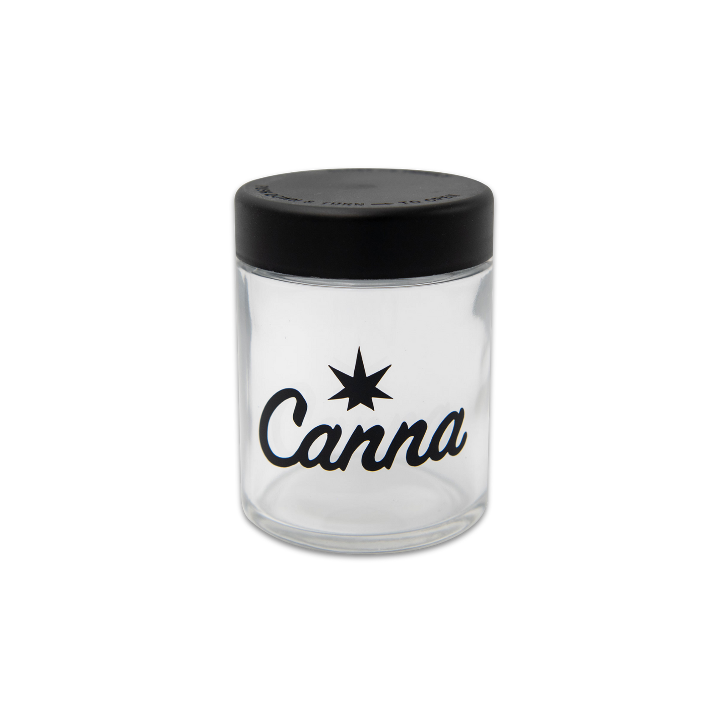 2oz Glass Eighth Jar - Straight