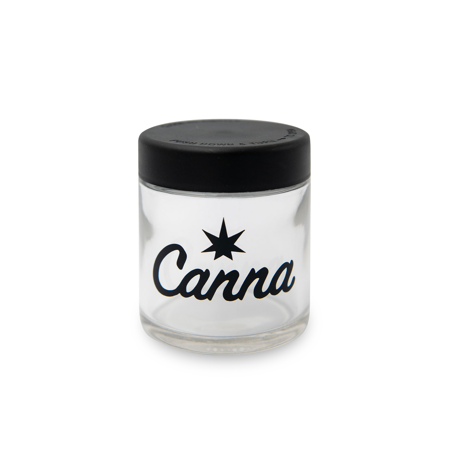 4oz Glass Quarter Jar - Rounded