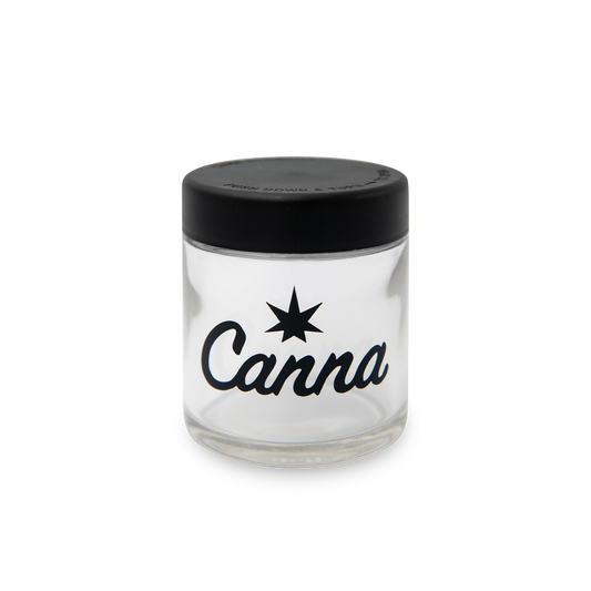 4oz Glass Quarter Jar - Rounded